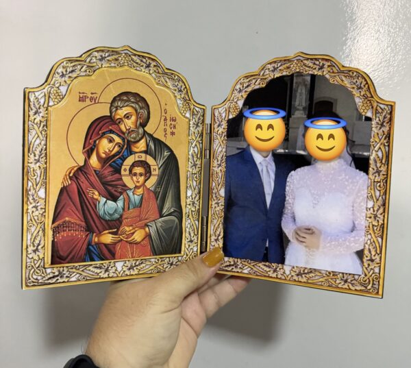 Capela Personalizada Sagrada Família 15cm