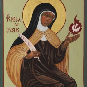 Ícone Santa Teresa de Jesus 10cm