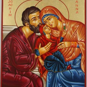 10 Ícones Santa Ana, São Joaquim e Nossa Senhora 10cm